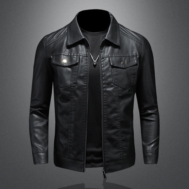 Veste en cuir homme vintage – confort et style au quotidien