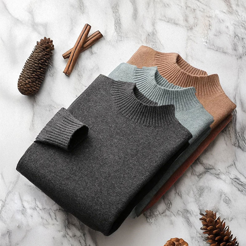 Pull homme 100 % laine mérinos – douceur et tons naturels
