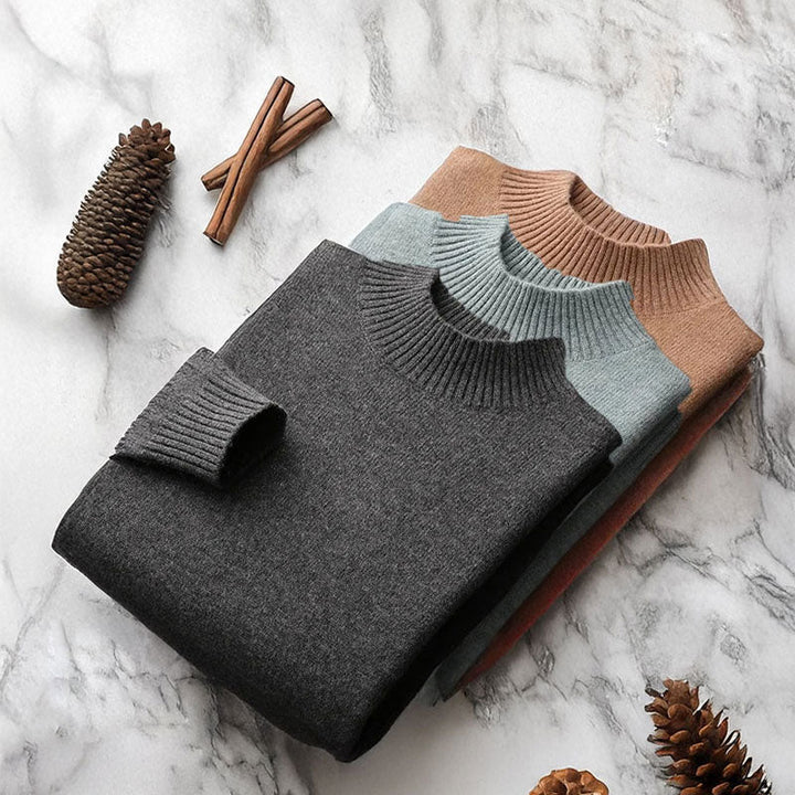 Pull homme 100 % laine mérinos – douceur et tons naturels