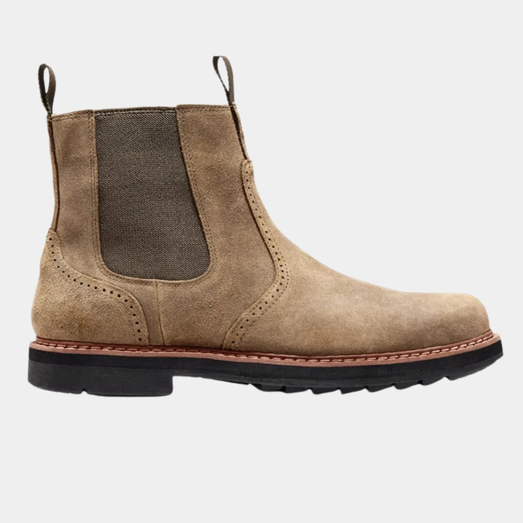 Bottines Chelsea Camden en cuir véritable pour homme