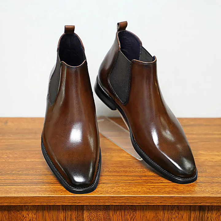 Bottines habillées Hawthorne en cuir lisse pour homme