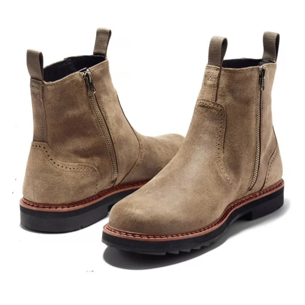 Bottines Chelsea Camden en cuir véritable pour homme