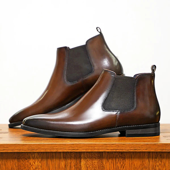 Bottines habillées Hawthorne en cuir lisse pour homme