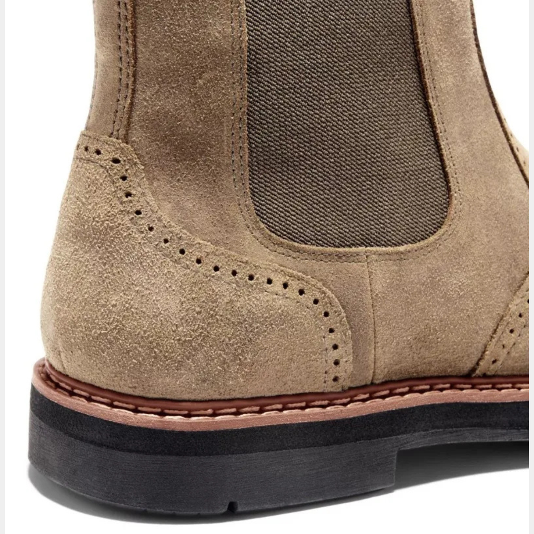 Bottines Chelsea Camden en cuir véritable pour homme