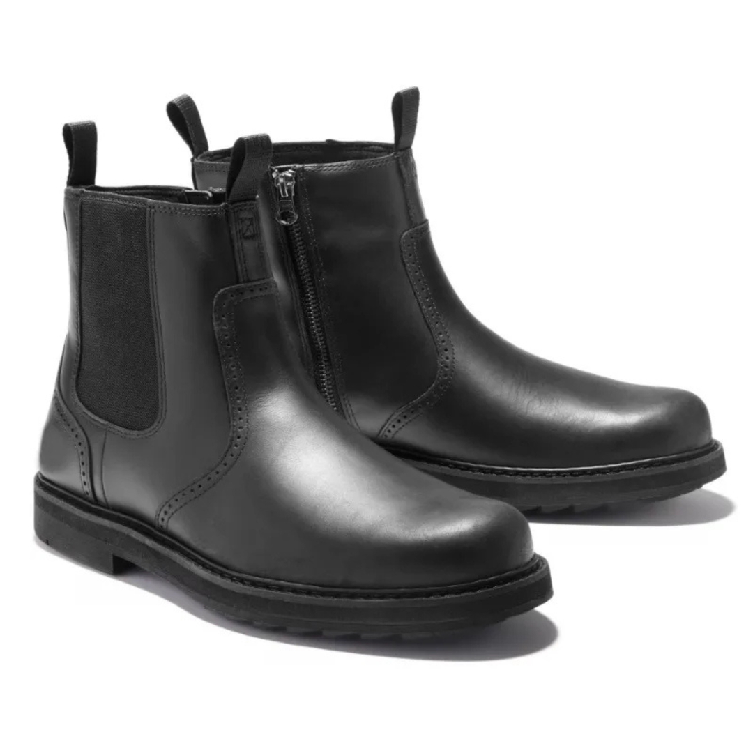 Bottines Chelsea Camden en cuir véritable pour homme