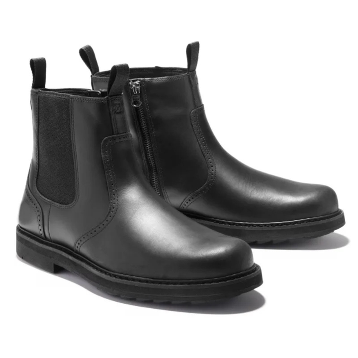 Bottines Chelsea Camden en cuir véritable pour homme