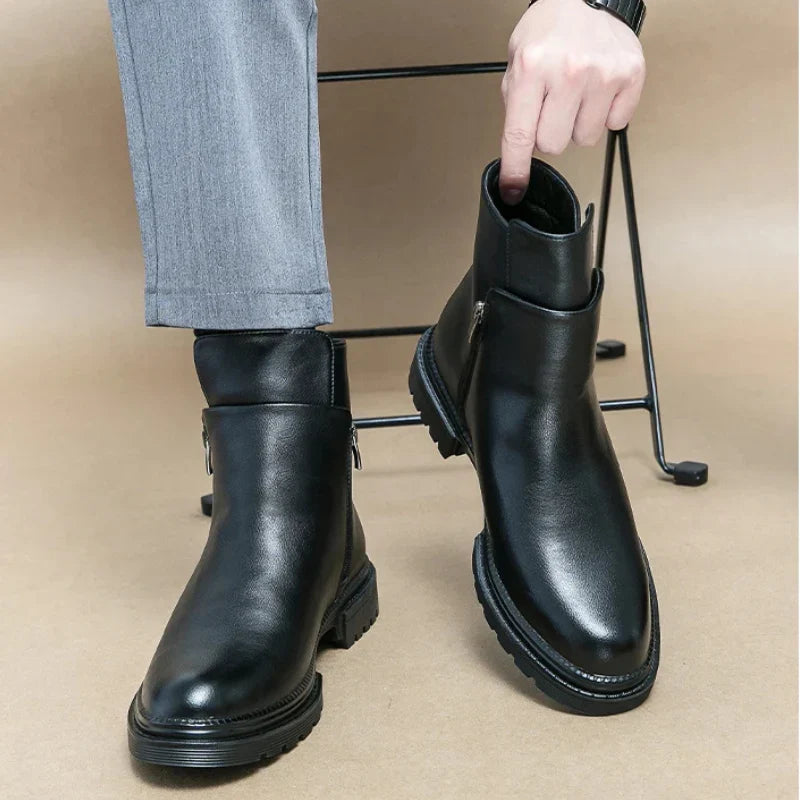 Bottines urbaines Glide-27 – zip latéral discret, ligne épurée