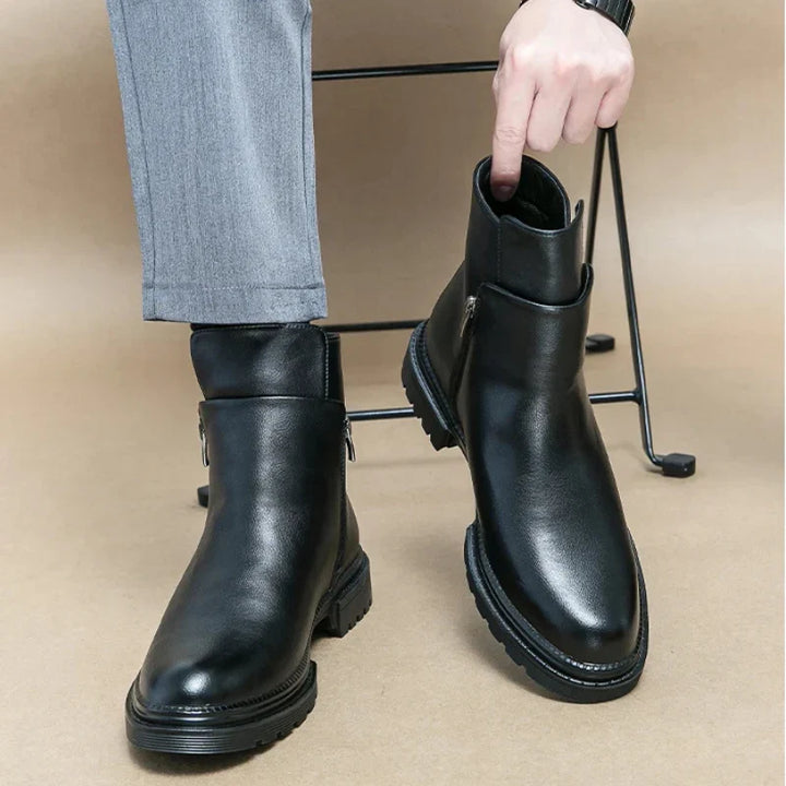 Bottines urbaines Glide-27 – zip latéral discret, ligne épurée
