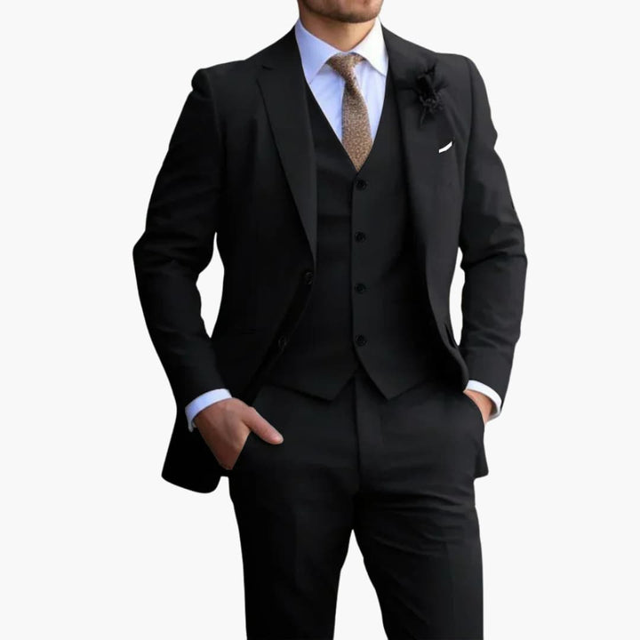Costume homme trois pièces slim fit – tissu toutes saisons