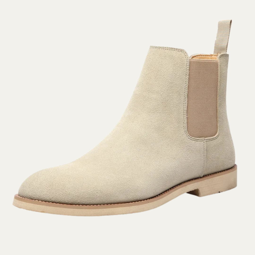Bottines Chelsea Testaccio en daim pour homme – smart casual