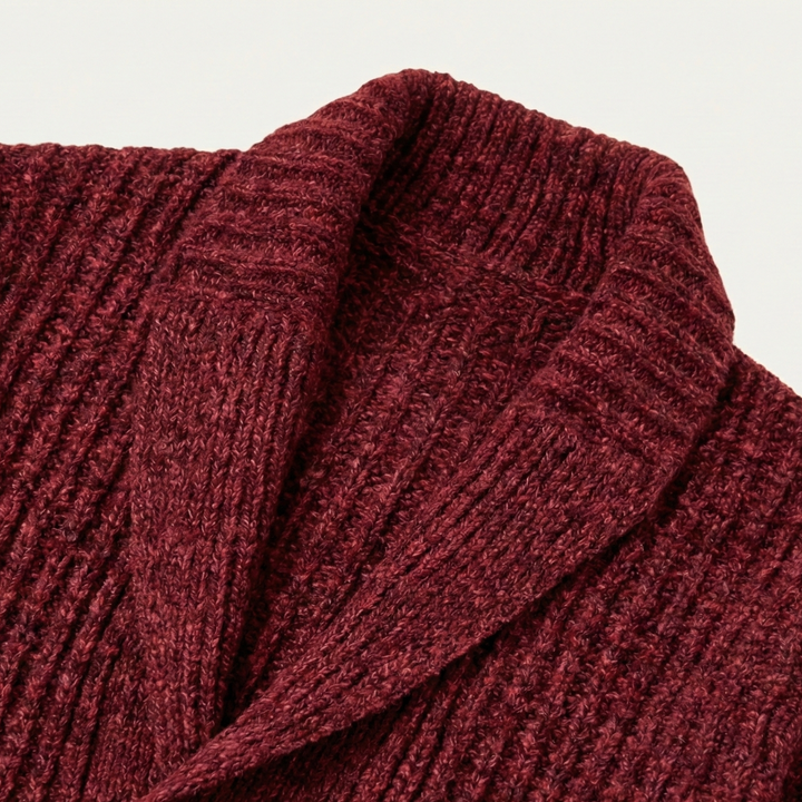 Cardigan Montpellier en grosse maille à col châle pour homme
