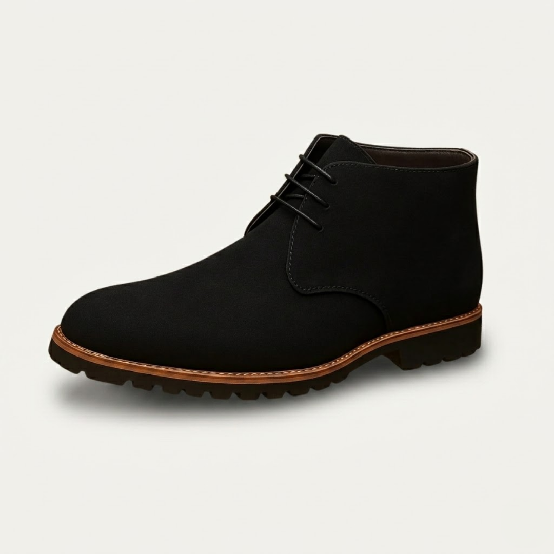 Bottines chukka Argenta en daim pour homme – élégance sobre