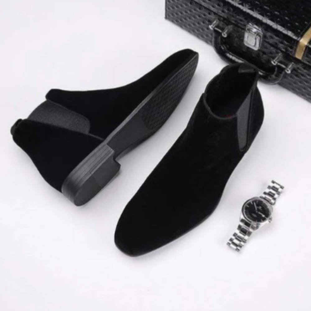 Bottines Chelsea Rockwell en daim pour homme – coupe élégante