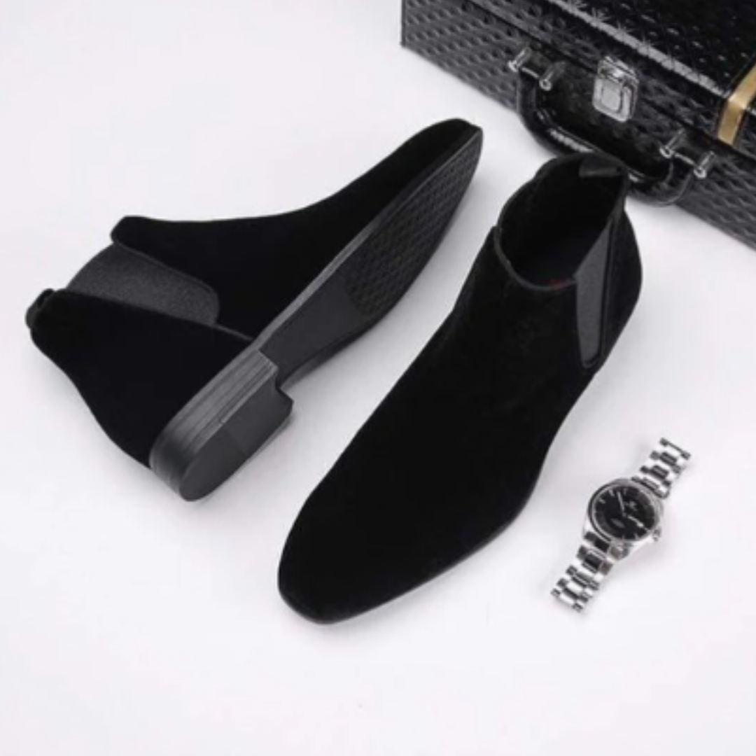 Bottines Chelsea Rockwell en daim pour homme – coupe élégante