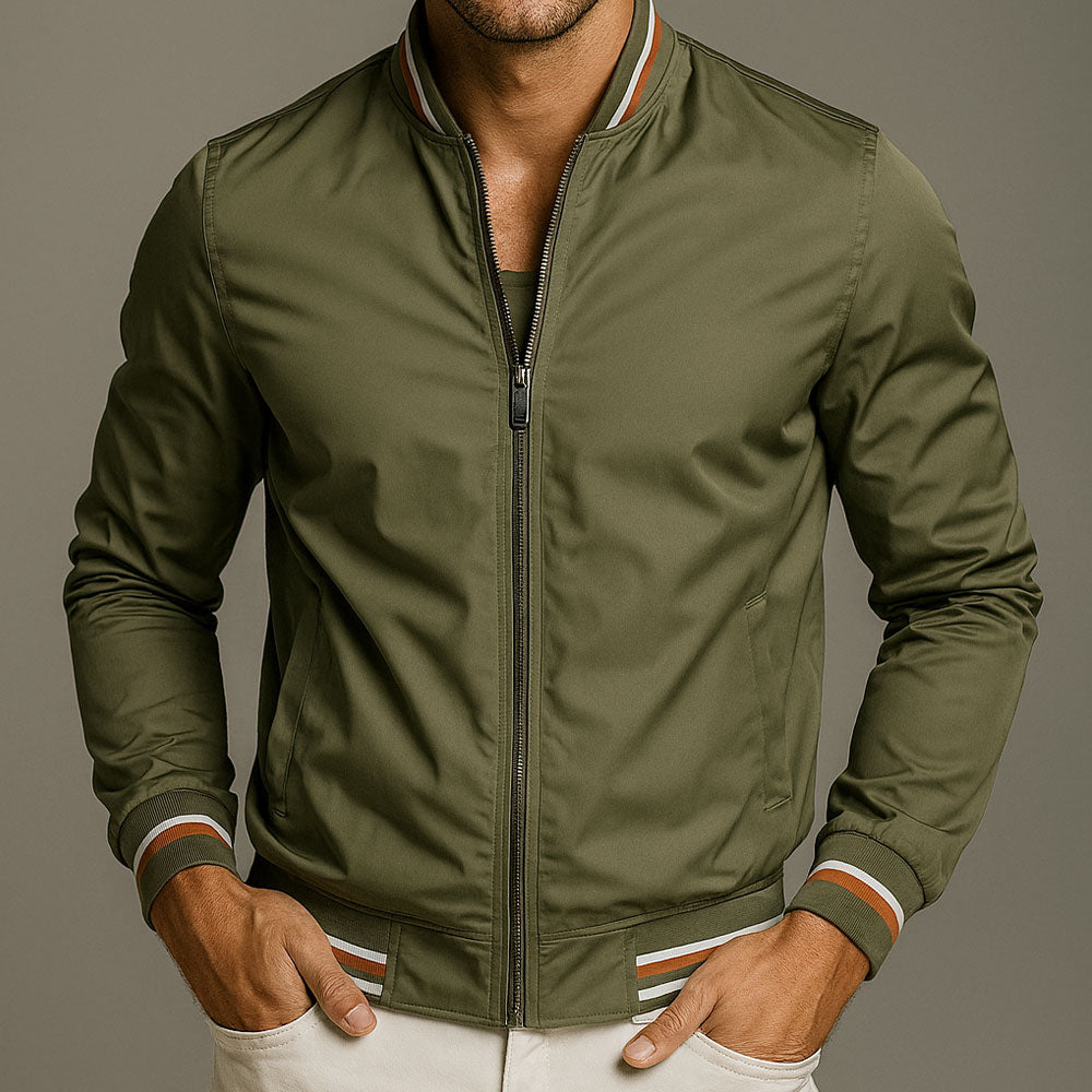 Veste légère homme en nylon – déperlante et résistante au vent