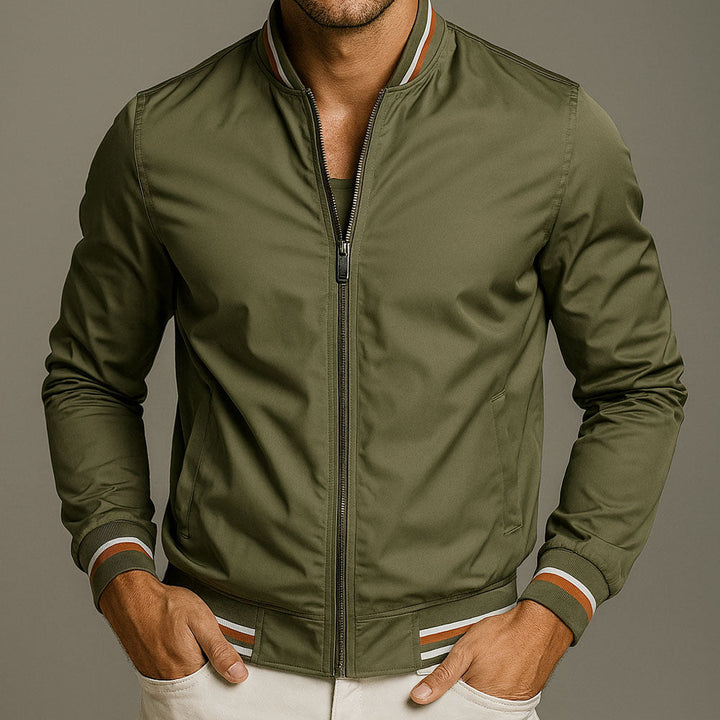 Veste légère homme en nylon – déperlante et résistante au vent