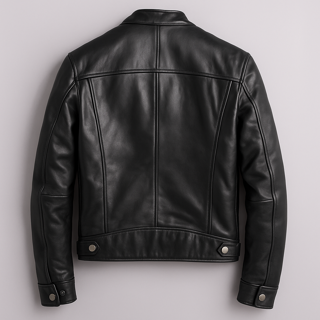 Veste en cuir homme style vintage – patine authentique