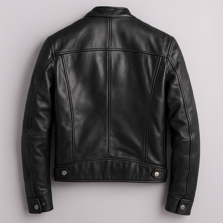 Veste en cuir homme style vintage – patine authentique