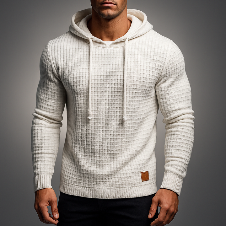 Hoodie homme Marceau en maille douce – chaleur respirante