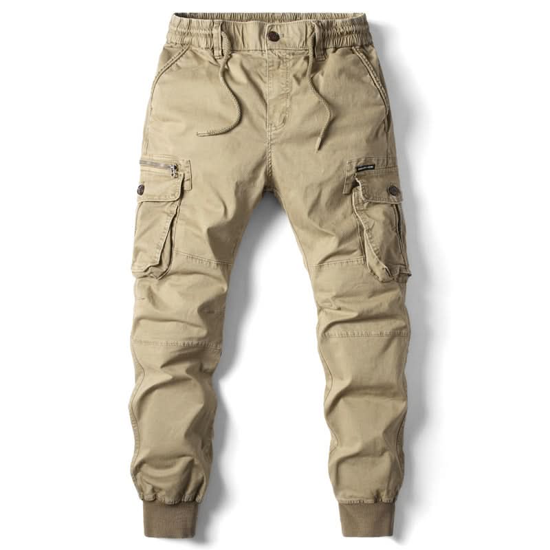 Pantalon cargo jogger homme en coton bio – coupe fuselée