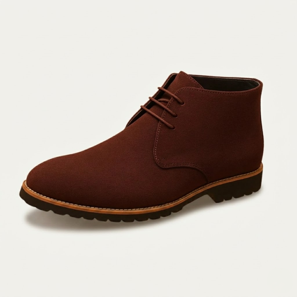 Bottines chukka Argenta en daim pour homme – élégance sobre