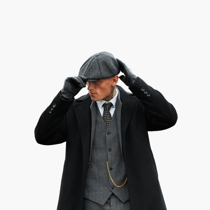 Gants d'hiver homme en cuir – doublure douce et chaude