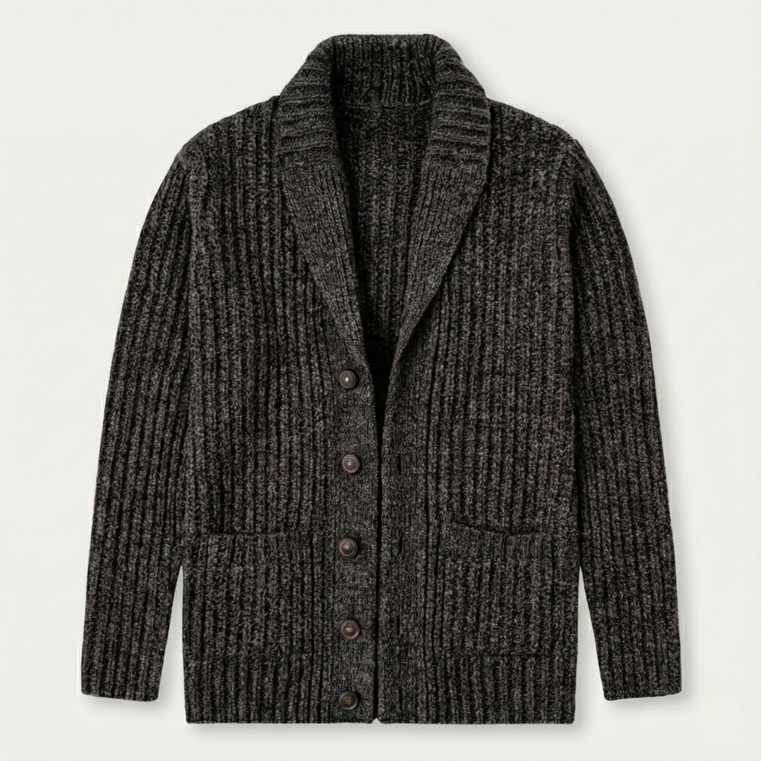 Cardigan Montpellier en grosse maille à col châle pour homme