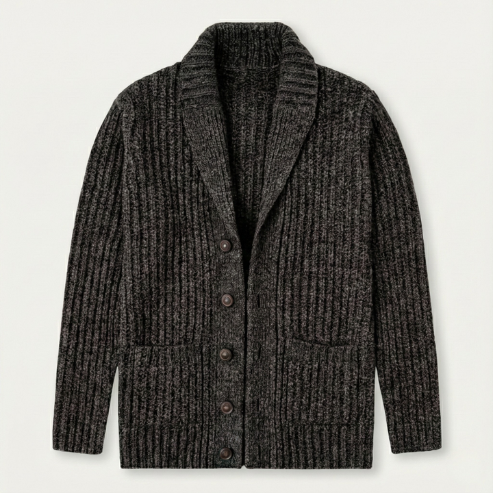 Cardigan Montpellier en grosse maille à col châle pour homme
