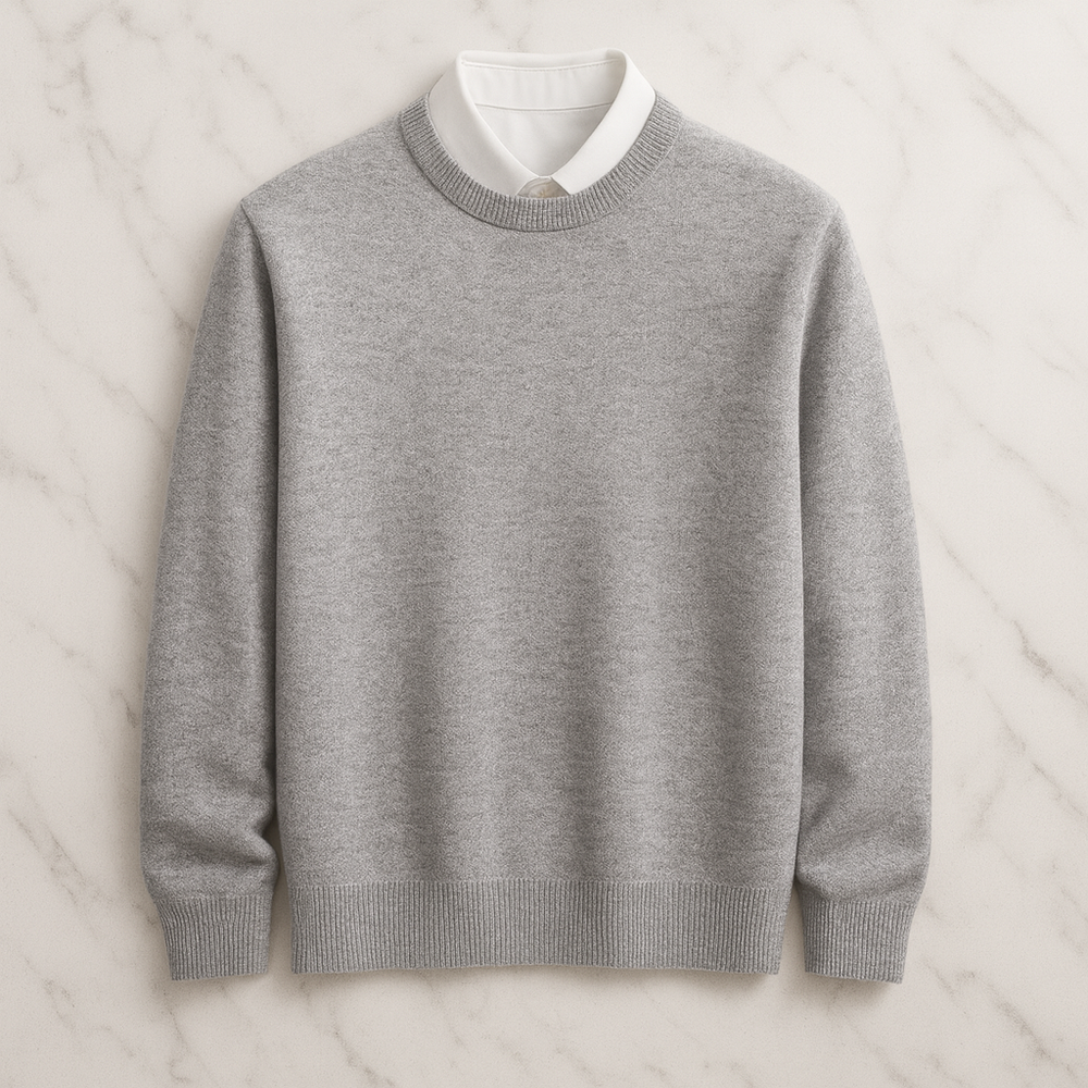 Pull homme en cachemire premium – chaleur légère et élégance