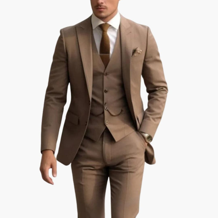 Costume homme trois pièces – veste, gilet et pantalon assortis