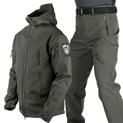 Ensemble veste et pantalon d'hiver homme – imperméable, coupe-vent