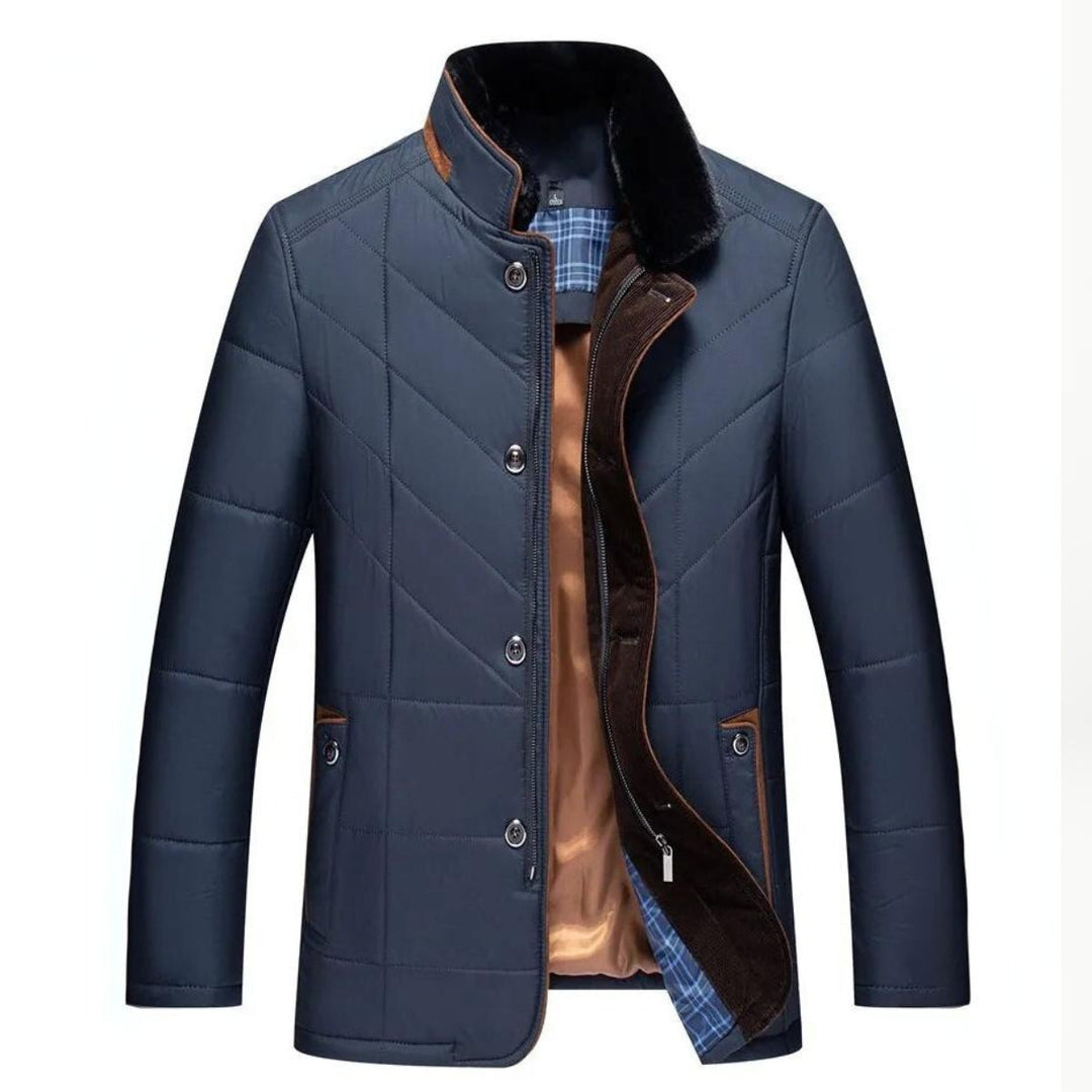 Veste matelassée homme à col montant – chaude et élégante