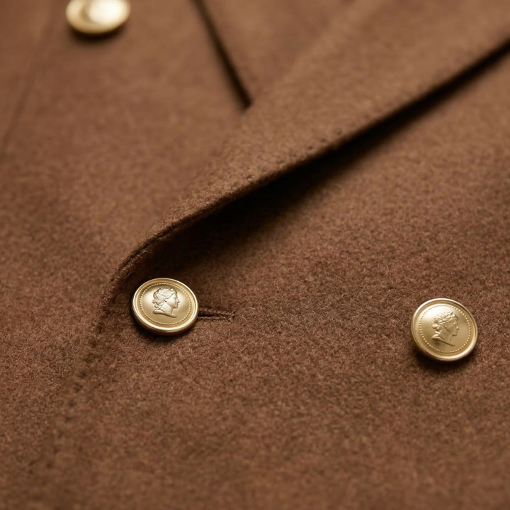 Costume Chelsea croisé marron slim fit – ensemble 2 pièces