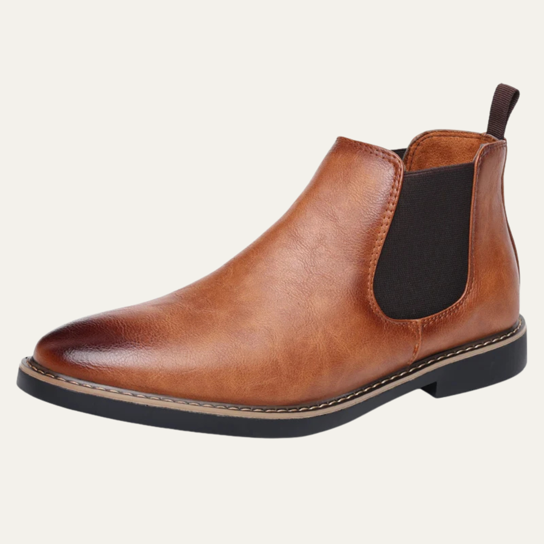 Bottines Chelsea Bradford en cuir PU pour homme
