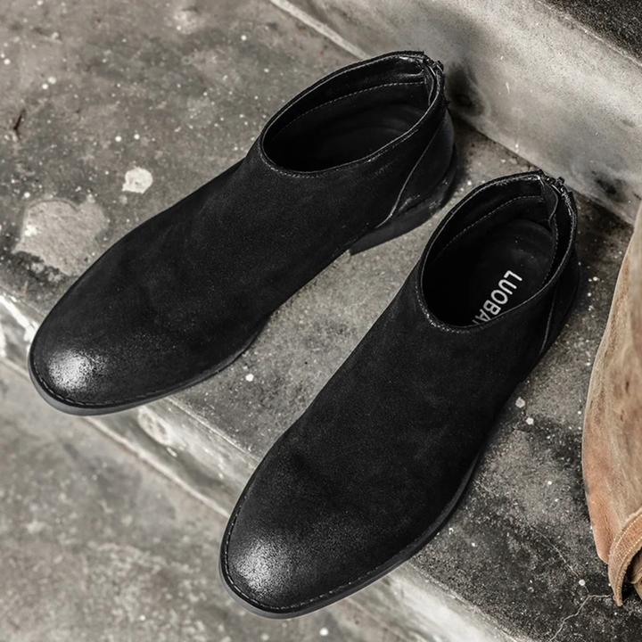 Bottines zippées Vicenza en daim véritable pour homme