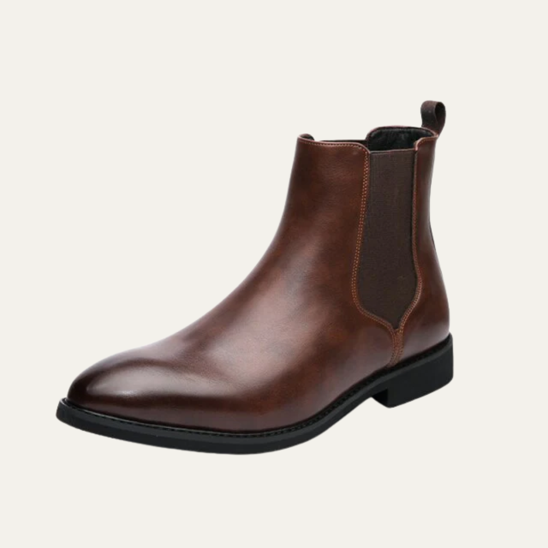 Bottines Chelsea Ivrea en cuir lisse pour homme