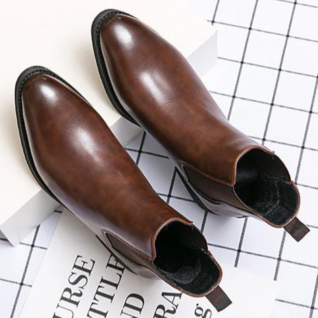 Bottines Chelsea Ivrea en cuir lisse pour homme