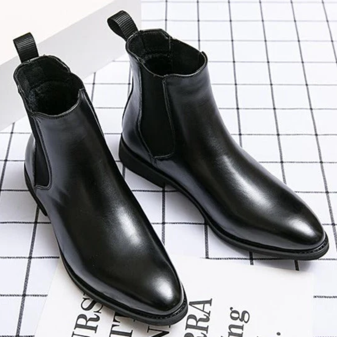Bottines Chelsea Ivrea en cuir lisse pour homme