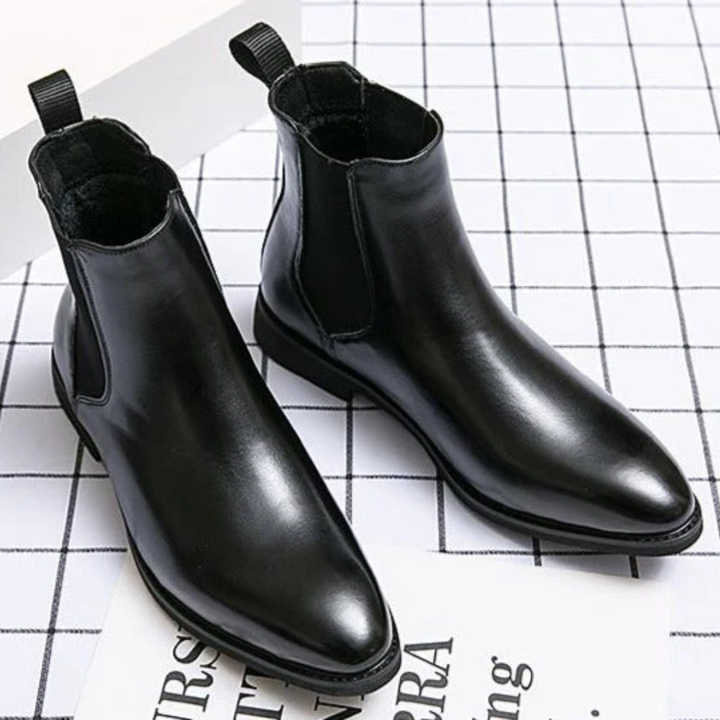 Bottines Chelsea Ivrea en cuir lisse pour homme