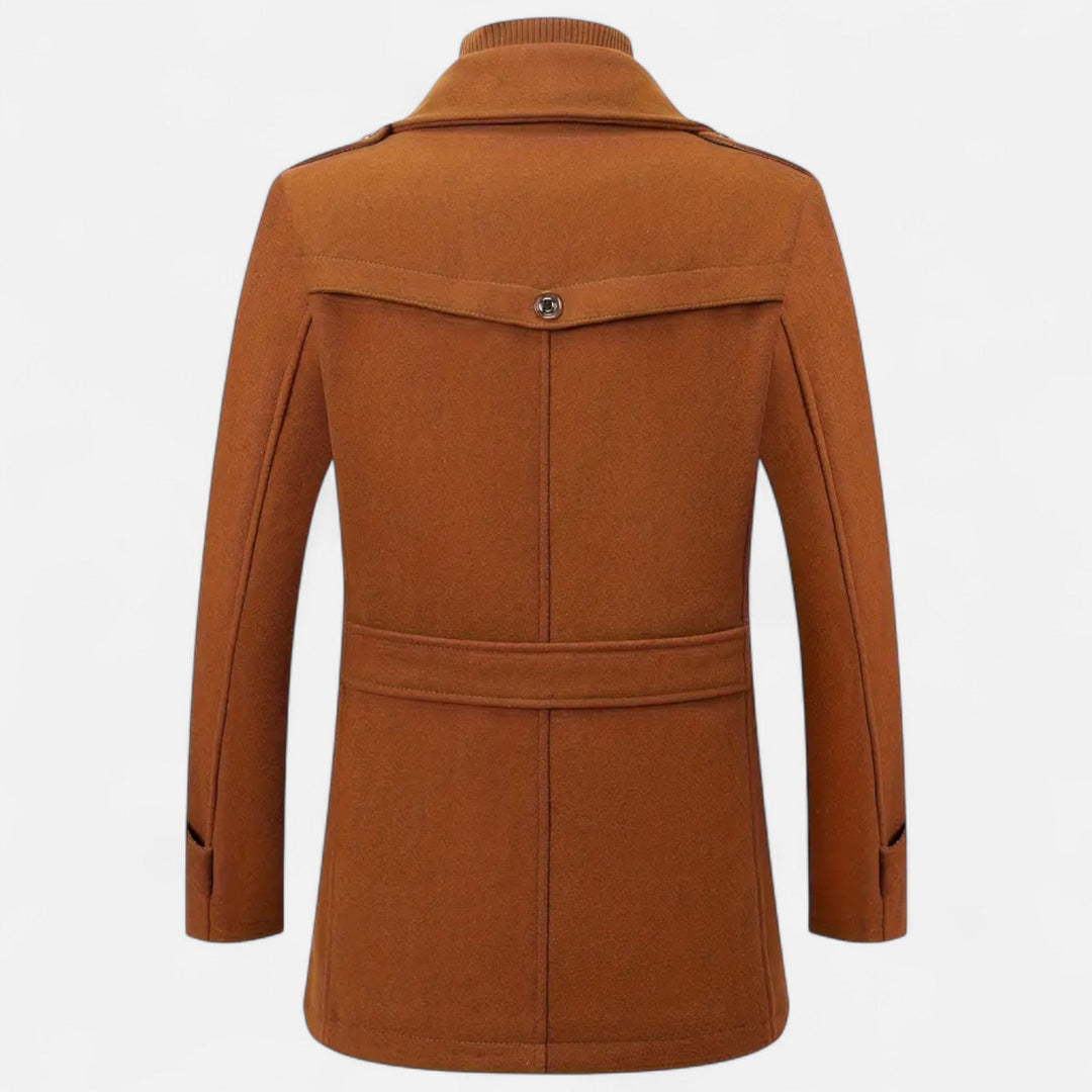 Manteau homme en tweed coupe slim – tailoring classique