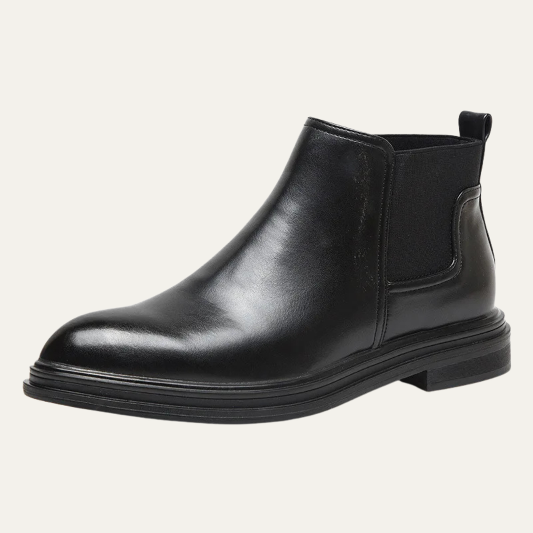 Bottines Chelsea Lezzeno en cuir lisse pour homme