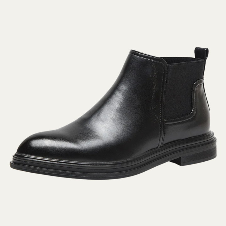 Bottines Chelsea Lezzeno en cuir lisse pour homme