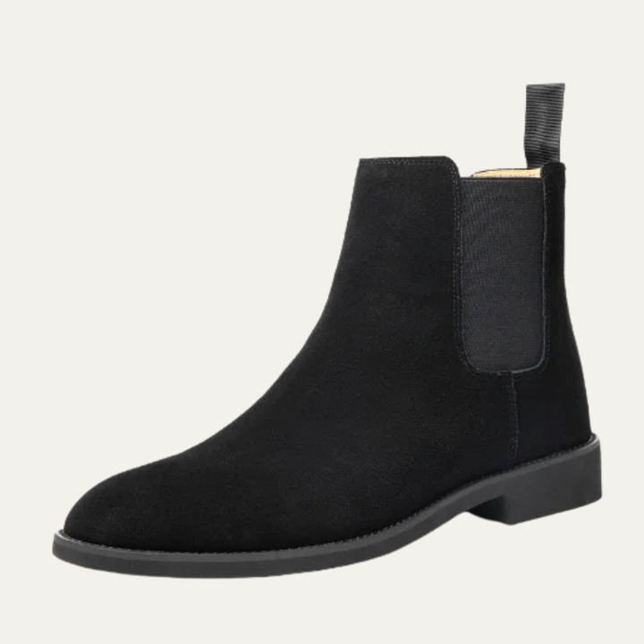 Bottines Chelsea Testaccio en daim pour homme – smart casual