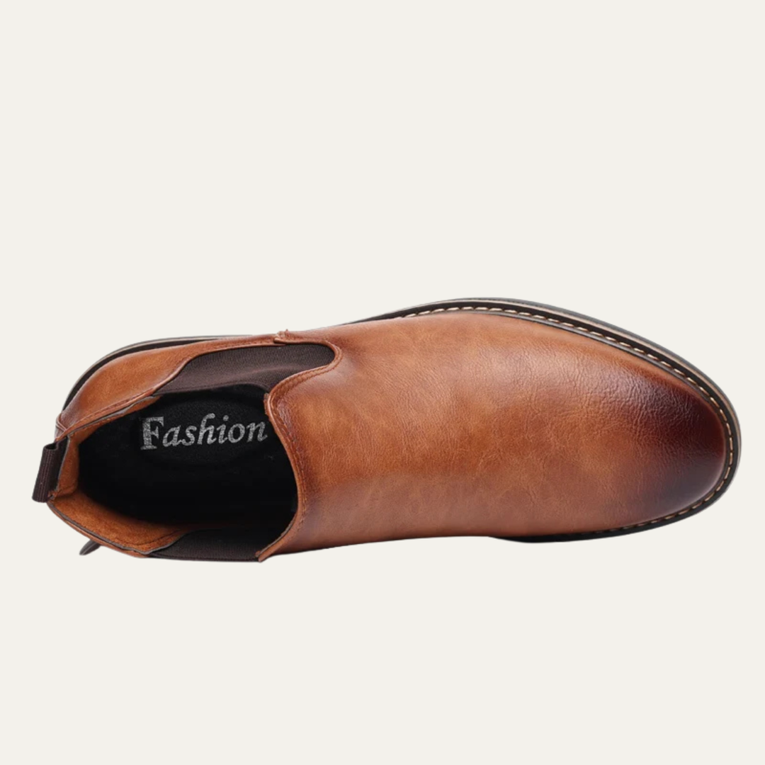 Bottines Chelsea Bradford en cuir PU pour homme