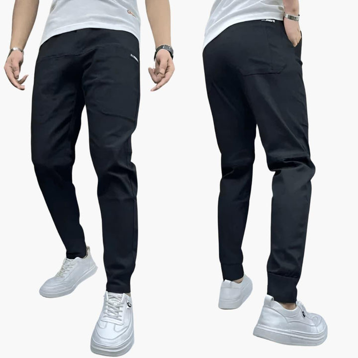 Pantalon cargo homme stretch – coupe ajustée et poches pratiques