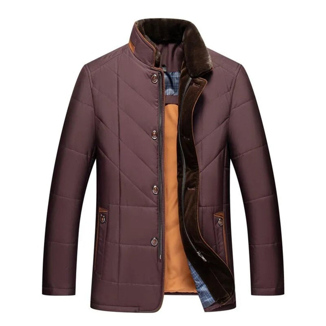 Veste matelassée homme à col montant – chaude et élégante