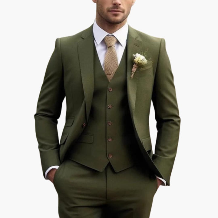 Costume homme trois pièces – veste, gilet et pantalon assortis