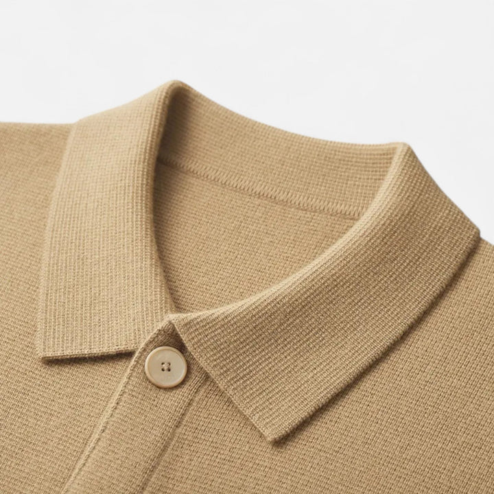 Cardigan homme en cachemire coupe ajustée – boutons classiques