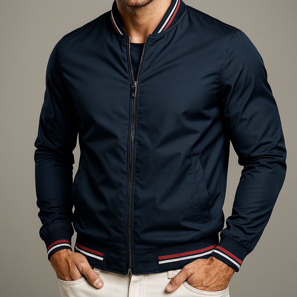 Veste légère homme en nylon – déperlante et résistante au vent