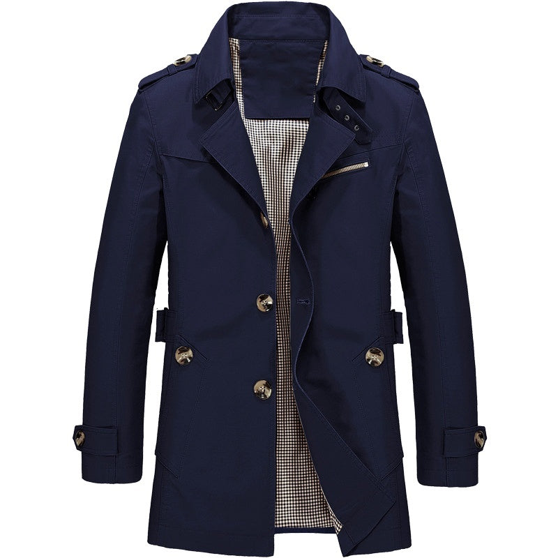 Trench-coat homme Jens – classique à double boutonnage